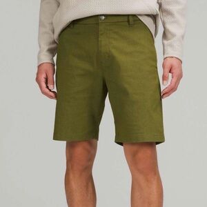 Lululemon Size 34 Juniper Green Commission Classic-Fit Short 9" Oxford Casual